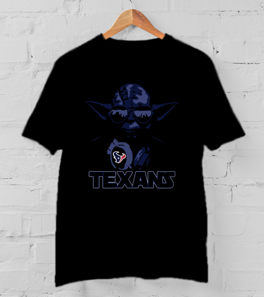 Yoda Houston Texans Fans Star Wars T-Shirt