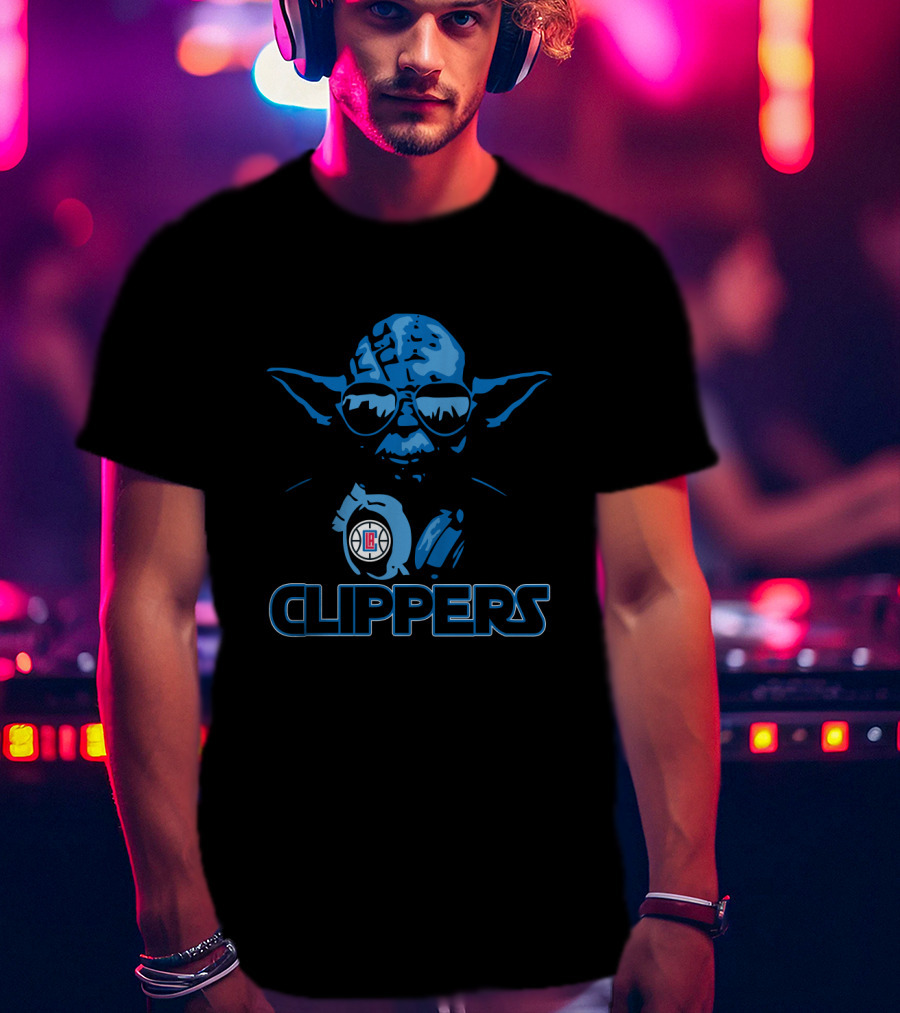 Yoda Star Wars Clippers La Basketball Fan T-Shirt