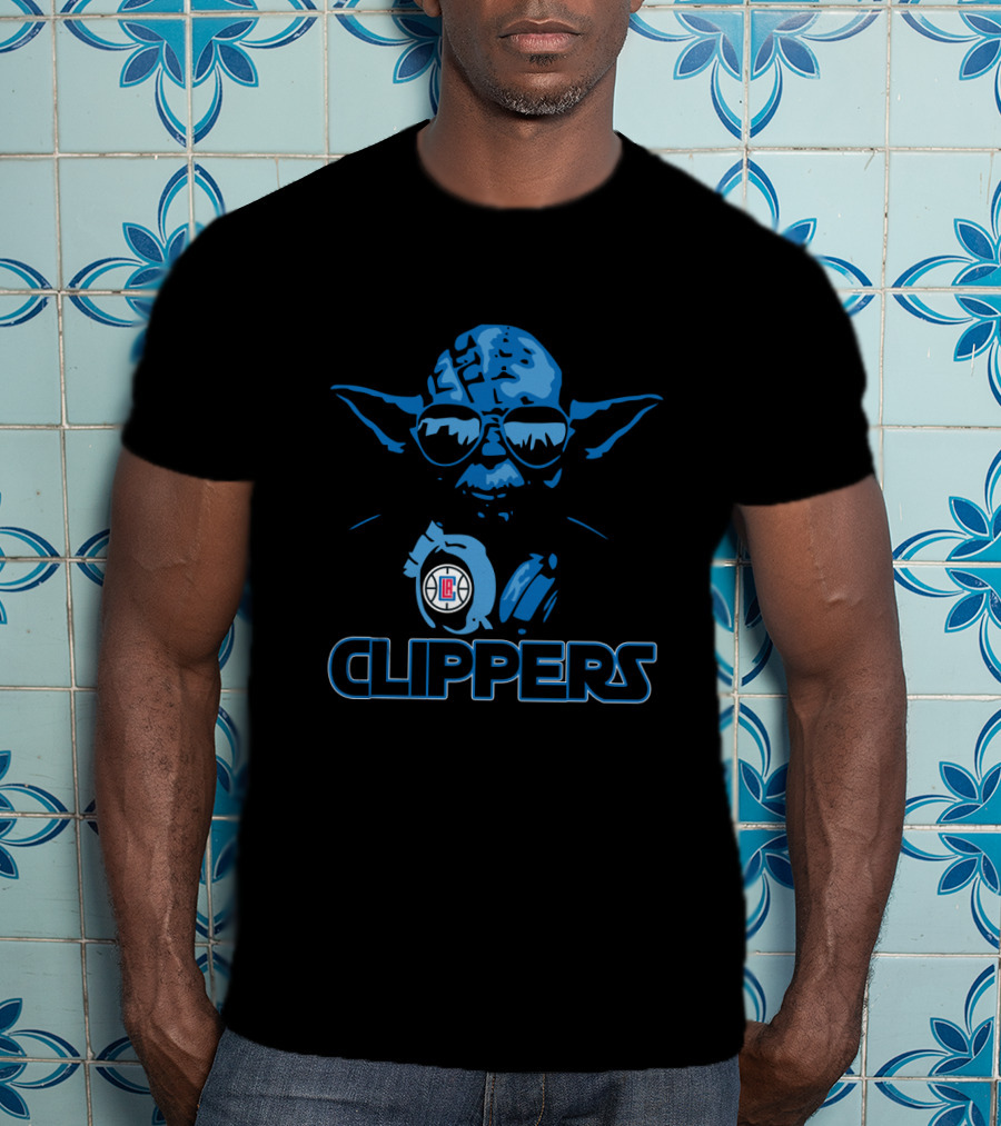 Yoda Star Wars Clippers La Basketball Fan T-Shirt