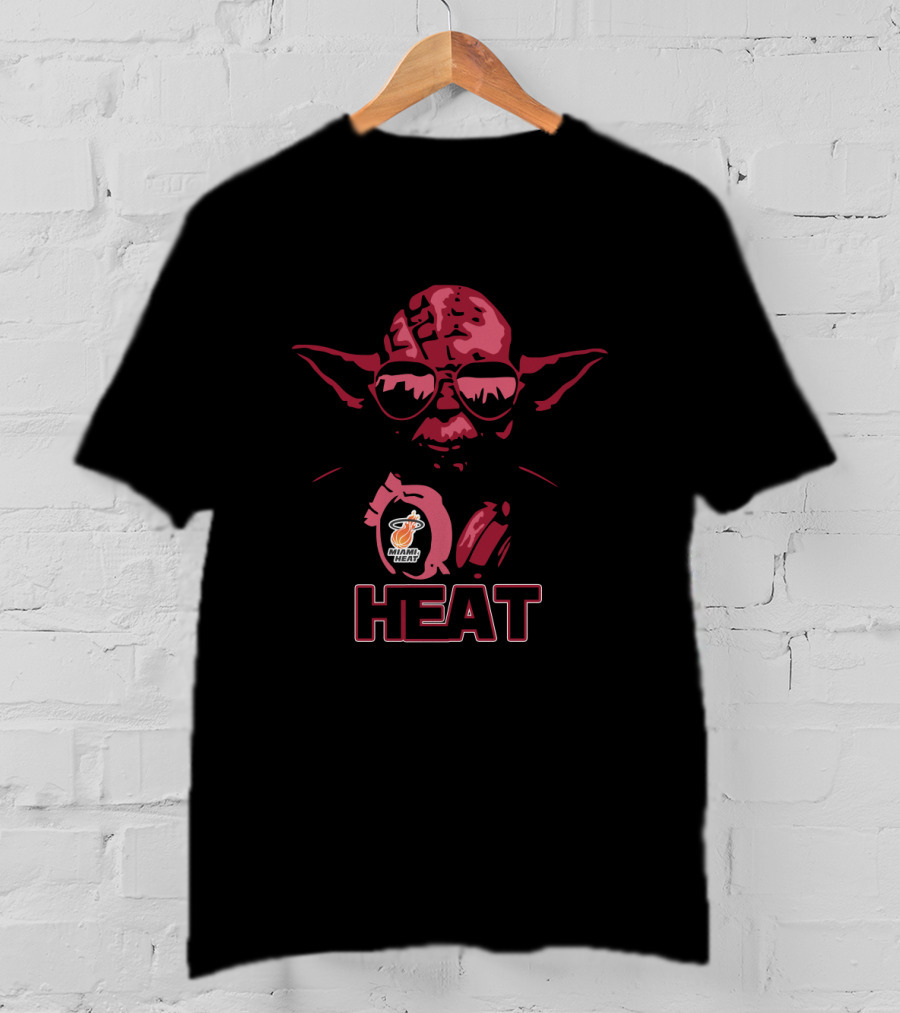 Yoda Star Wars Miami Heat Fans Heat T-Shirt