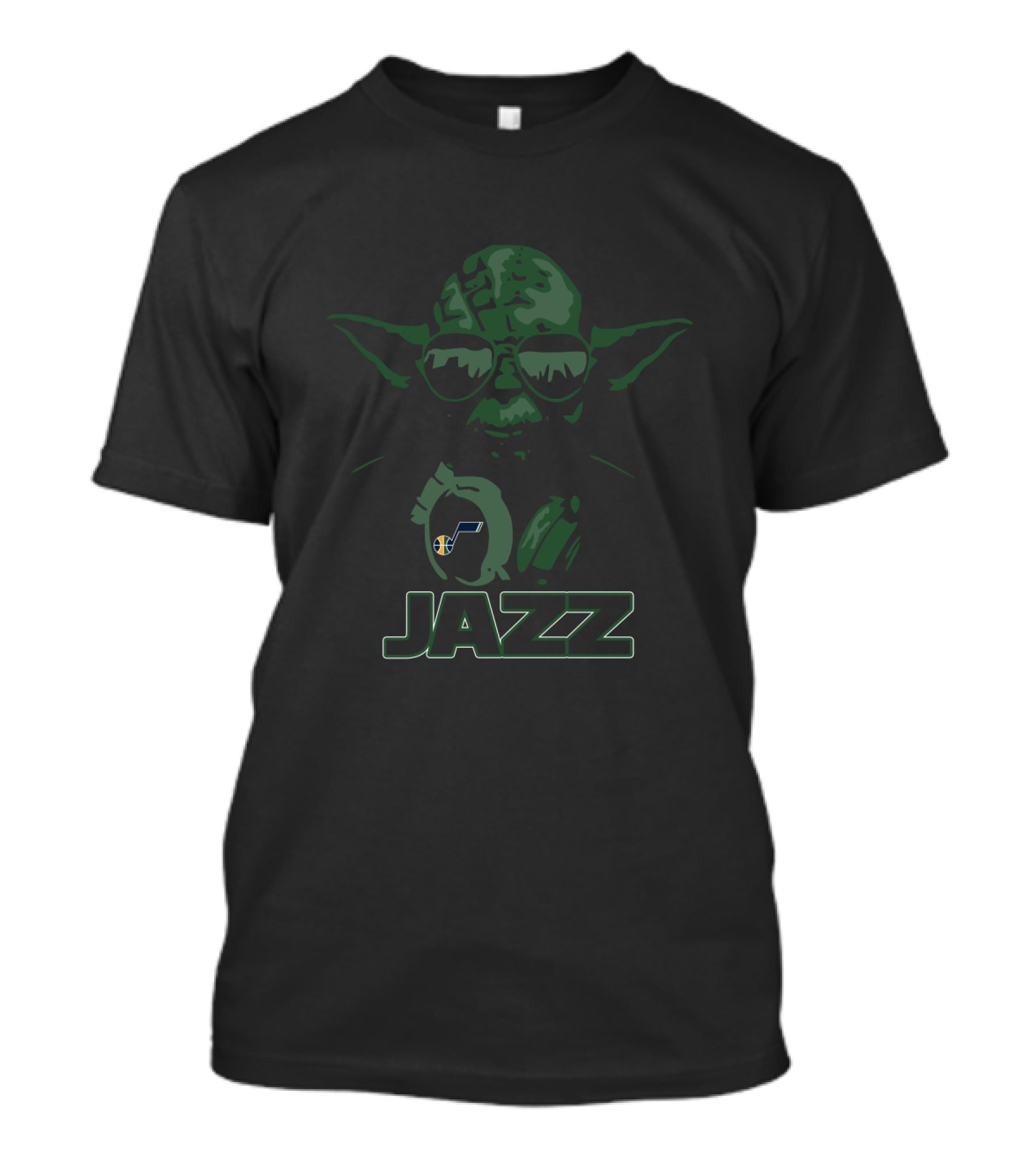 Star Wars Yoda Utah Jazz Fans Jedi Style T-Shirt