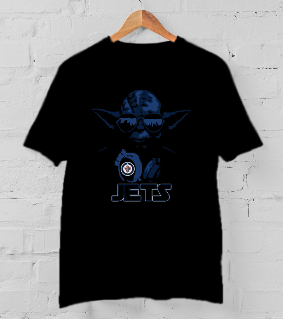 Yoda Star Wars Winnipeg Jets Fans Jets T-Shirt