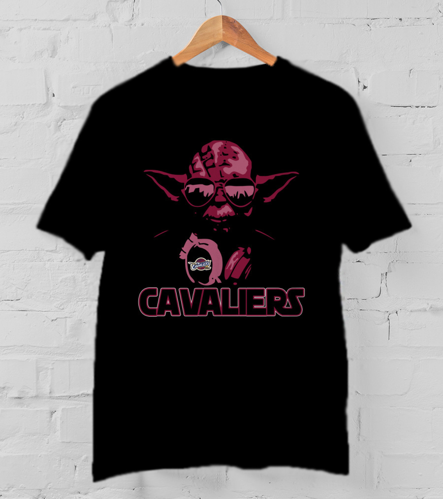 Cavaliers Yoda Star Wars Fans Cleveland Nba Mashup T-Shirt
