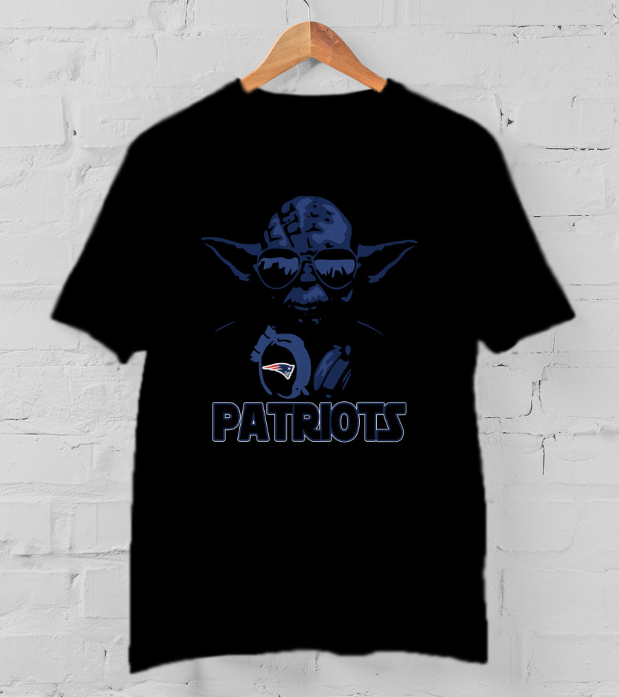 Yoda Star Wars New England Patriots Fan Crossover T-Shirt