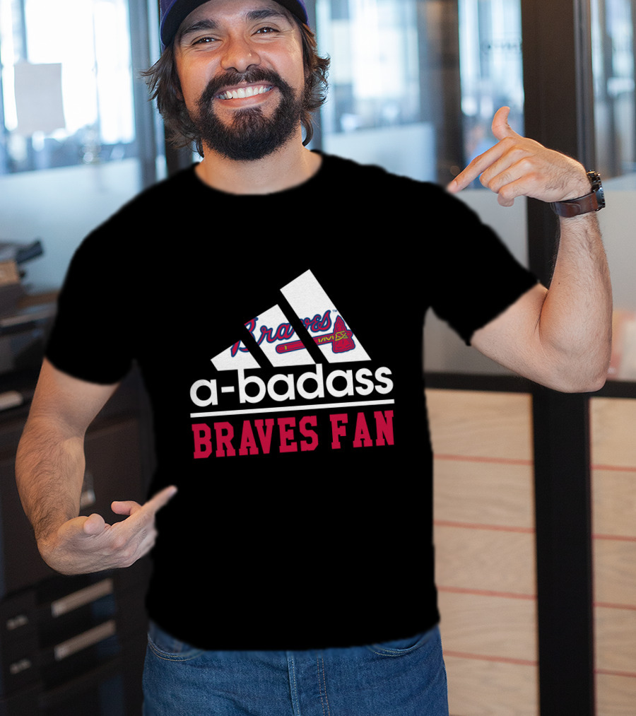 Braves Fan A-Badass Sports Graphic T-Shirt