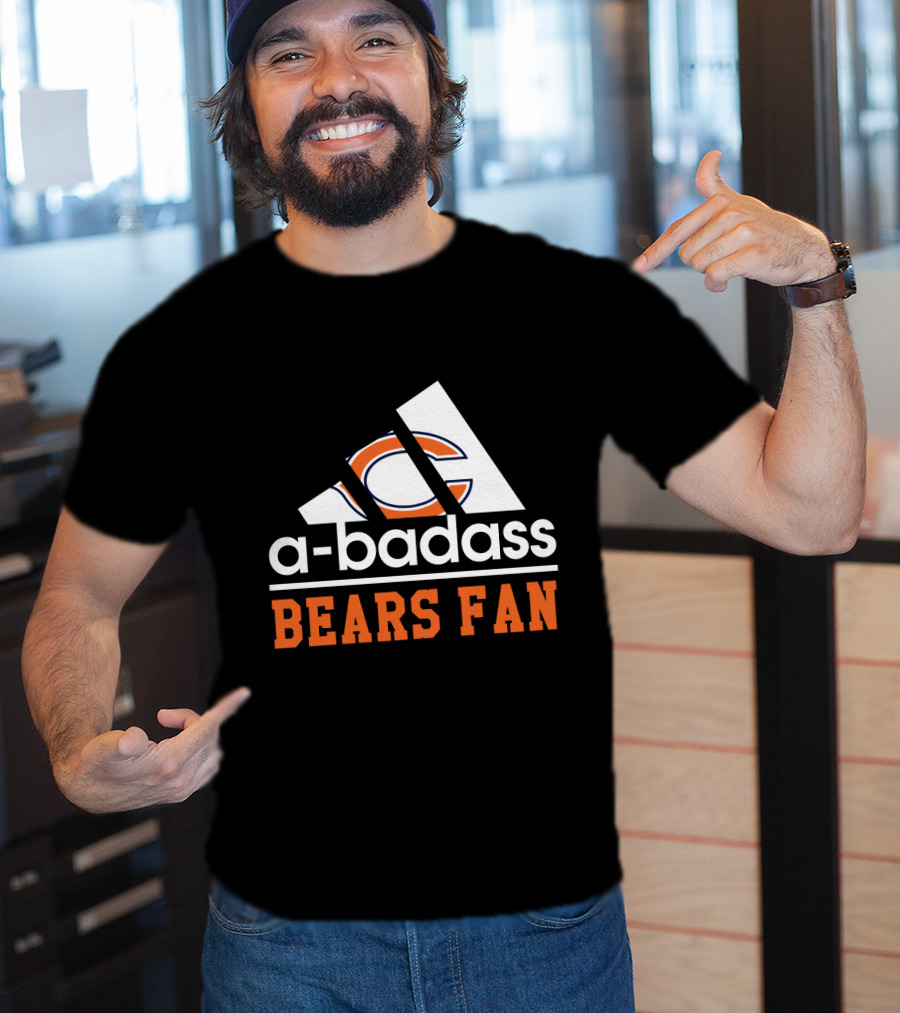 A-Badass Bears Fan Chicago T-Shirt