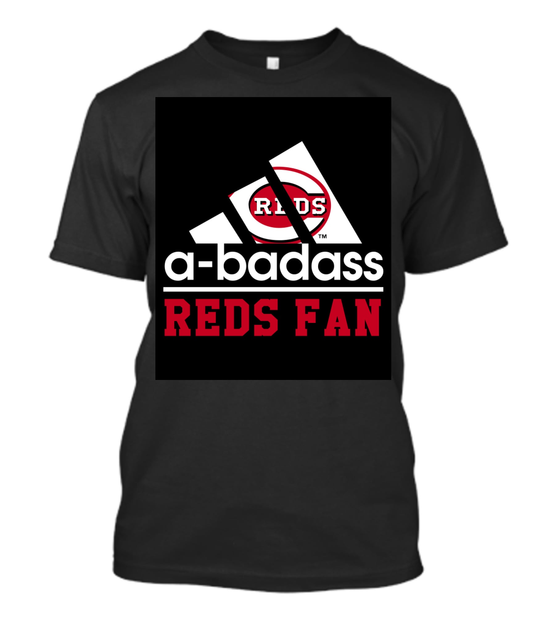 Cincinnati Reds Fan A-Badass Reds T-Shirt