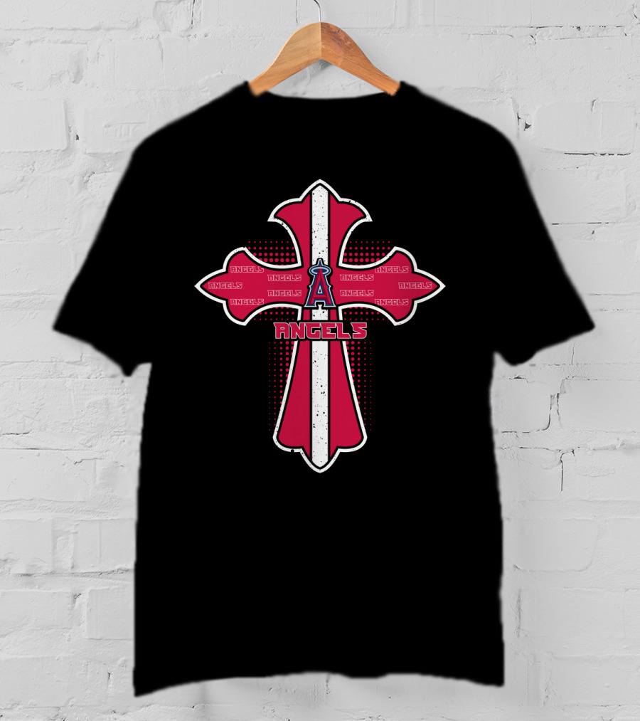 Cross Featuring Los Angeles Angels Iconography And T-Shirt