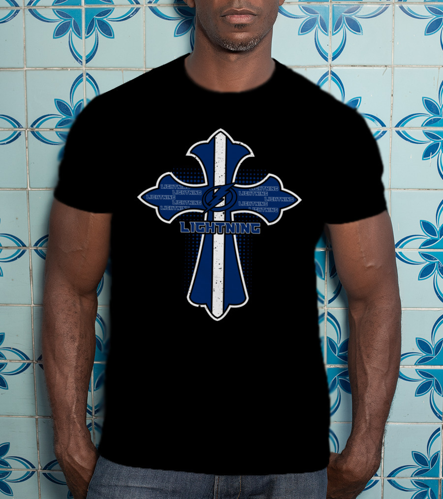 Cross Lightning Tampa Bay Fans T-Shirt