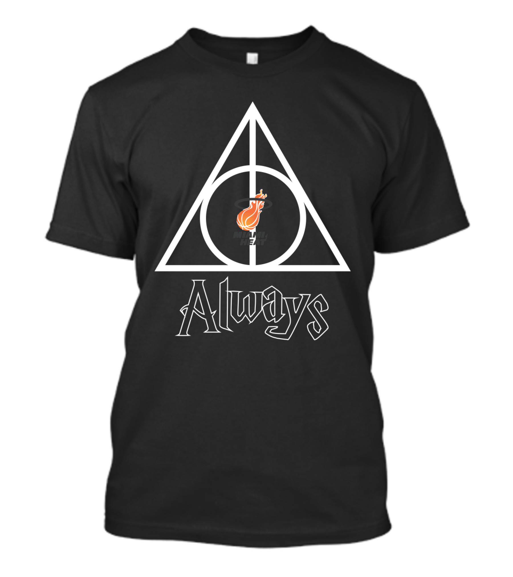 Deathly Hallows Miami Heat Always Magic Crossover T-Shirt