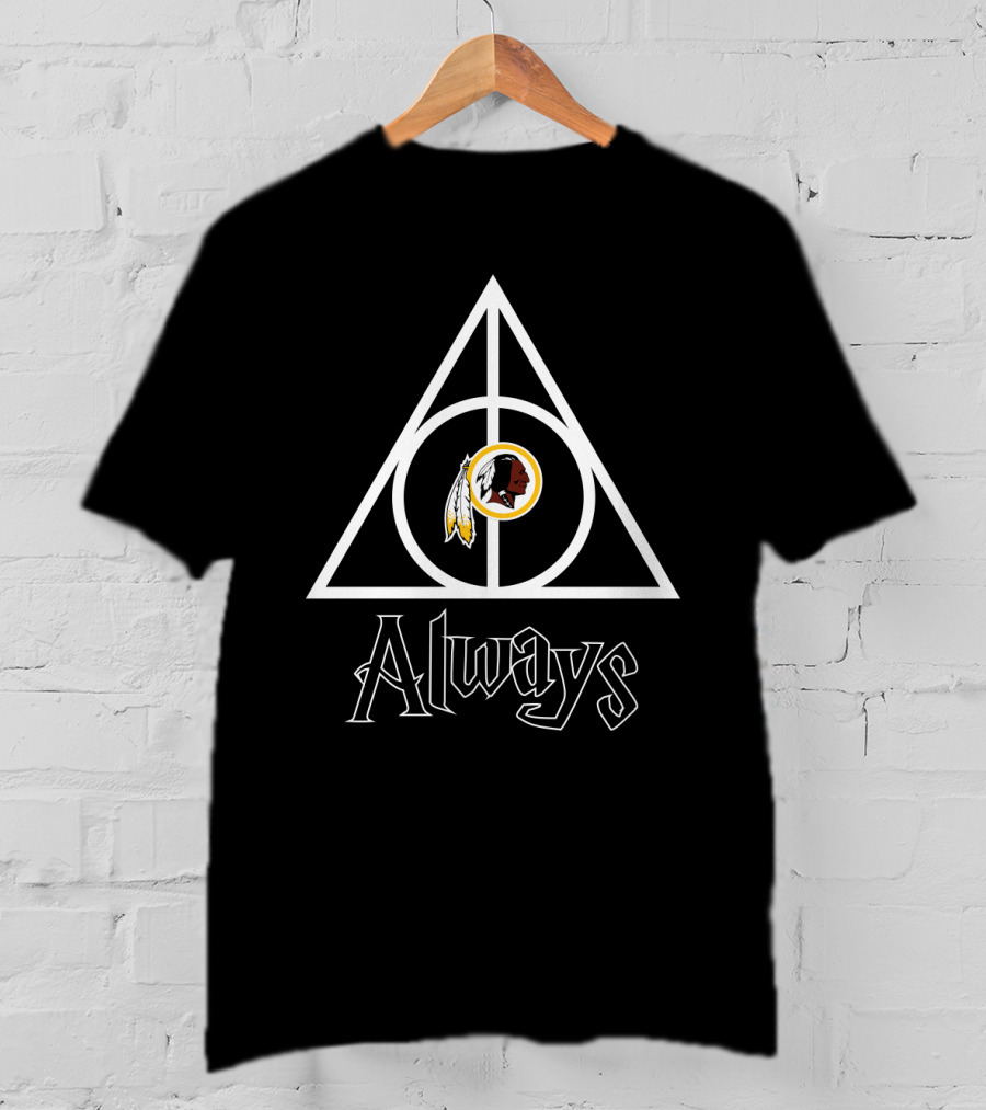 Always Deathly Hallows Washington Redskins T-Shirt
