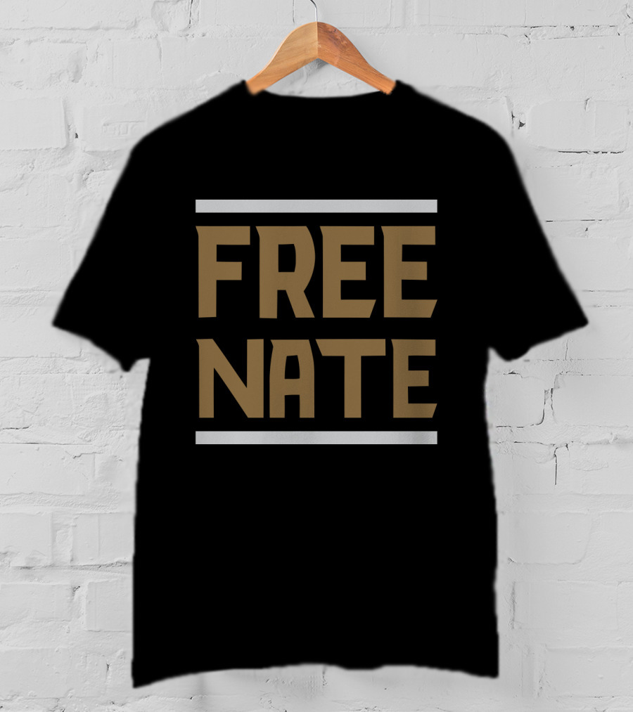 Free Nate Ice Hockey Movement T-Shirt