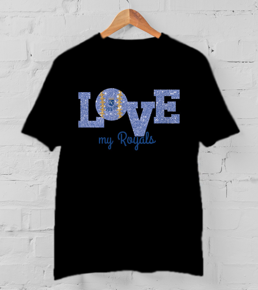 LOVE My Royals Glitter KC Royals T-Shirt