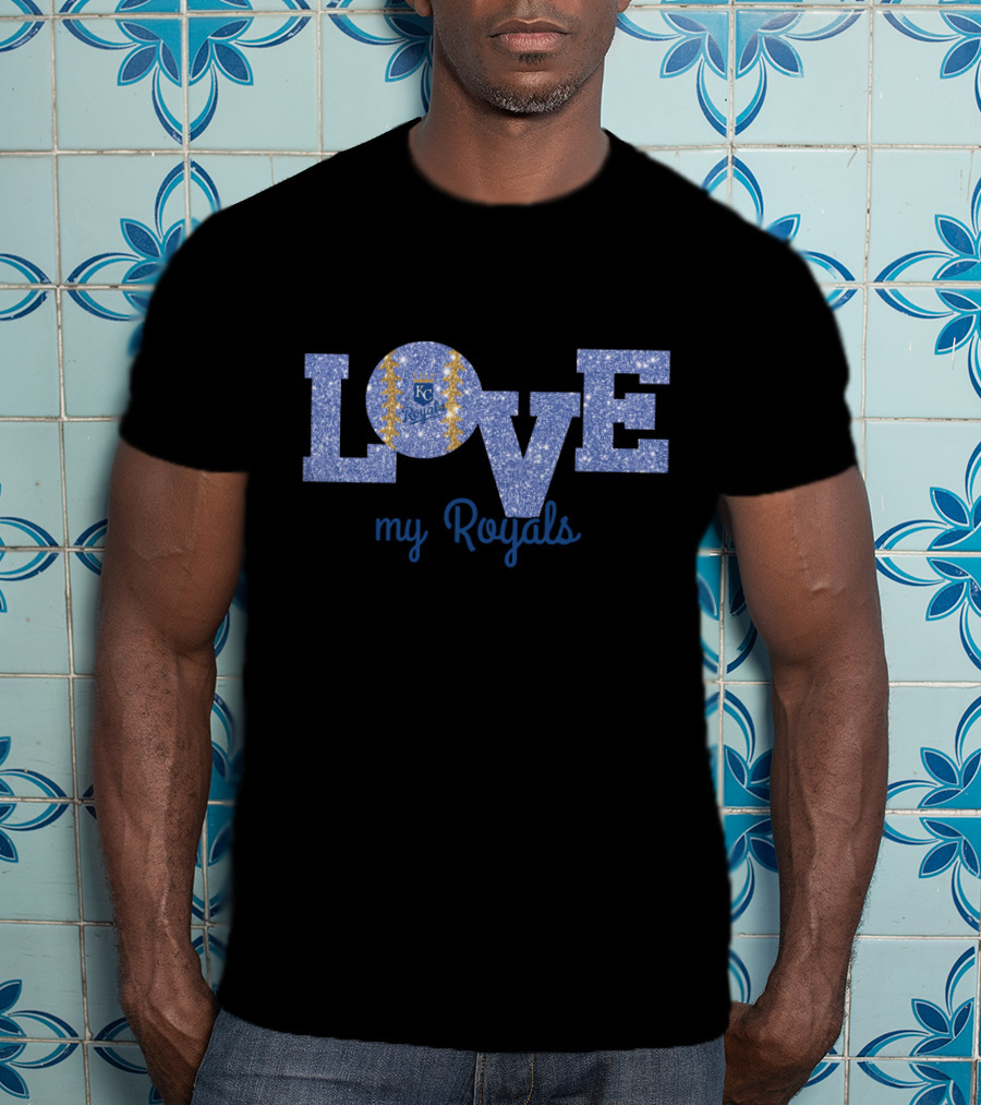 LOVE My Royals Glitter KC Royals T-Shirt