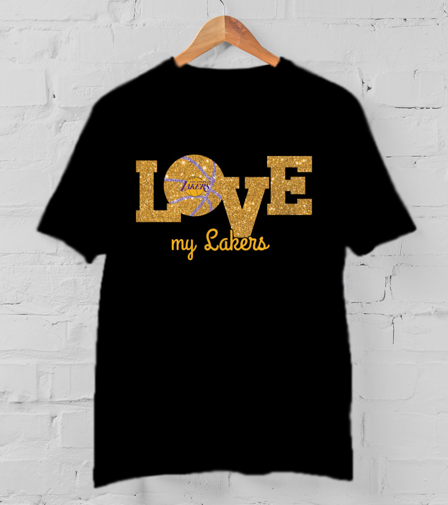 Love My Lakers Los Angeles Fans T-Shirt