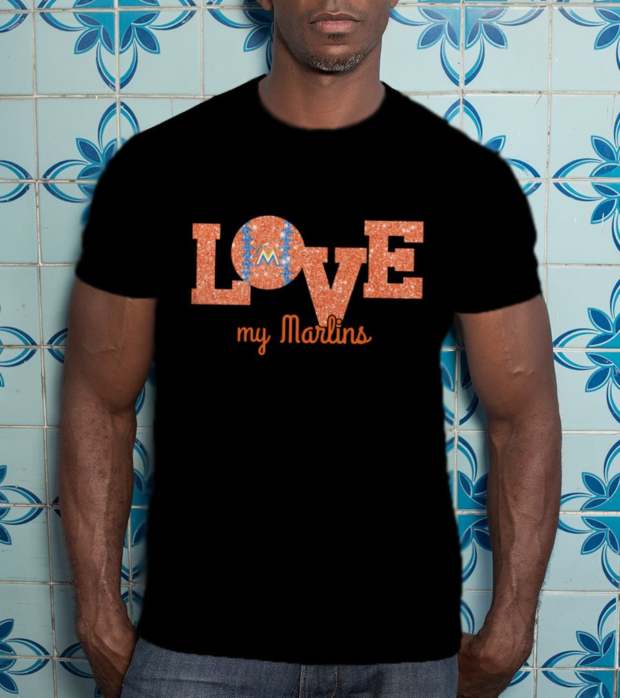 Love My Marlins Baseball Miami T-Shirt