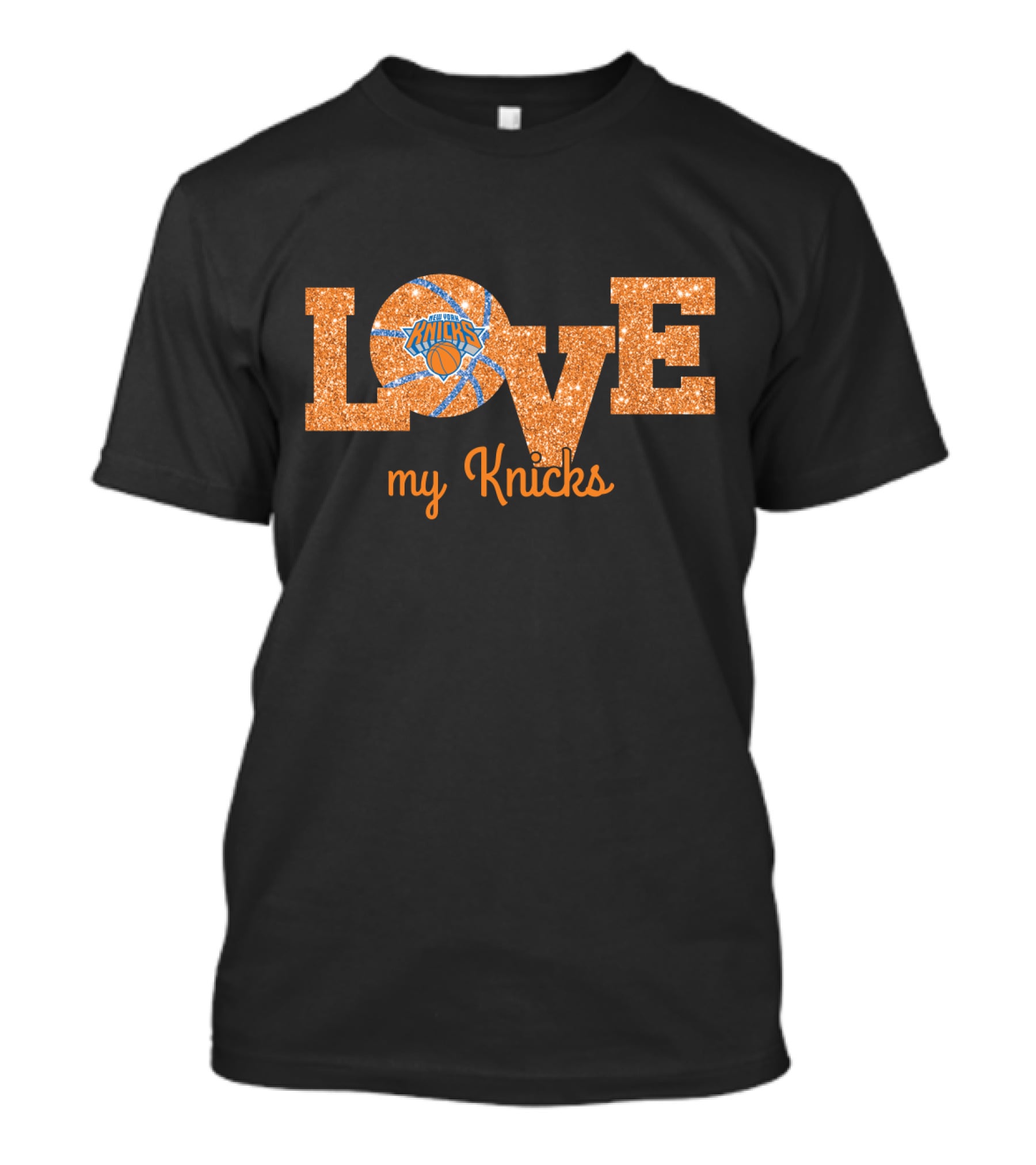 Love My Knicks Basketball Fan T-Shirt