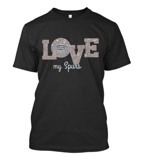 Love My Spurs Basketball T-Shirt