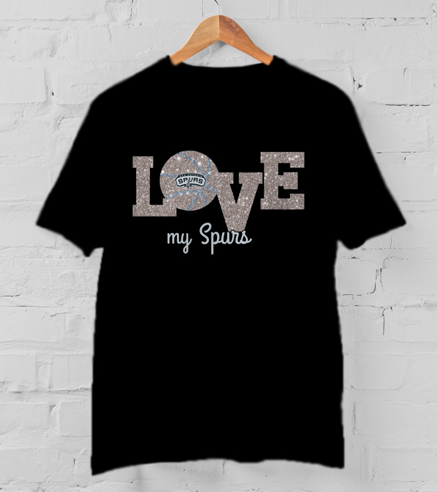 Love My Spurs Basketball T-Shirt