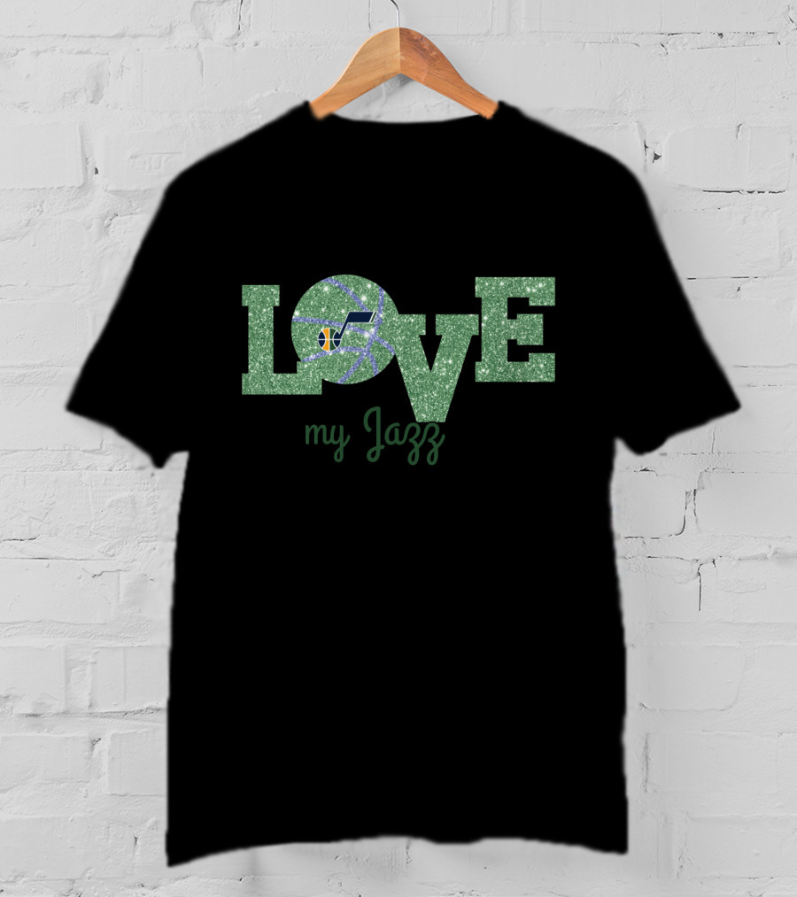 Love My Jazz Utah Basketball Fans T-Shirt