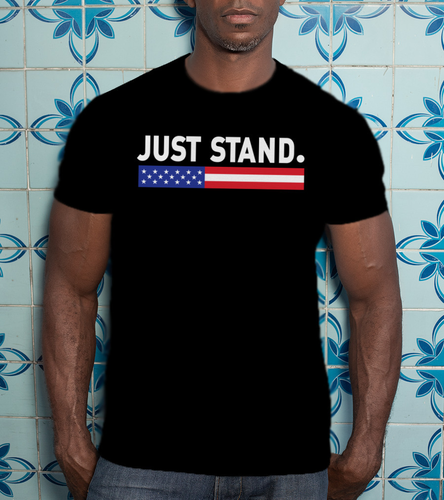 Just Stand American Flag T-Shirt