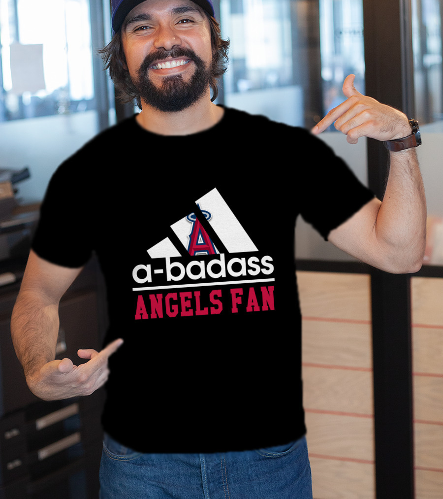 Los Angeles Angels A-Badass Angels Fan T-Shirt