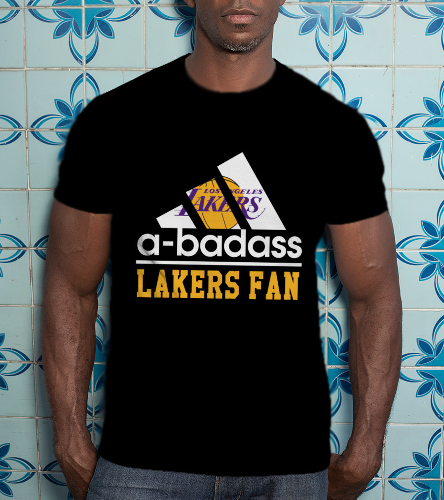 Los Angeles Lakers A-Badass Lakers Fan T-Shirt