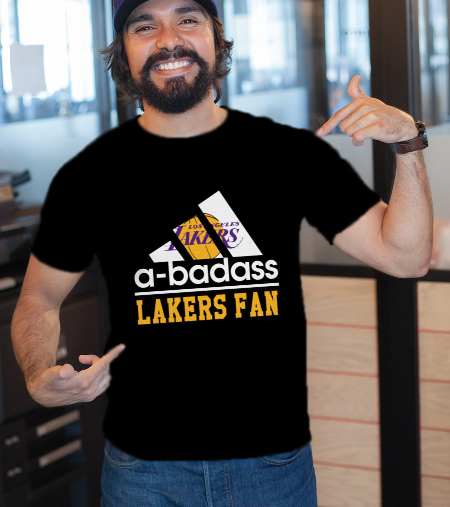 Los Angeles Lakers A-Badass Lakers Fan T-Shirt