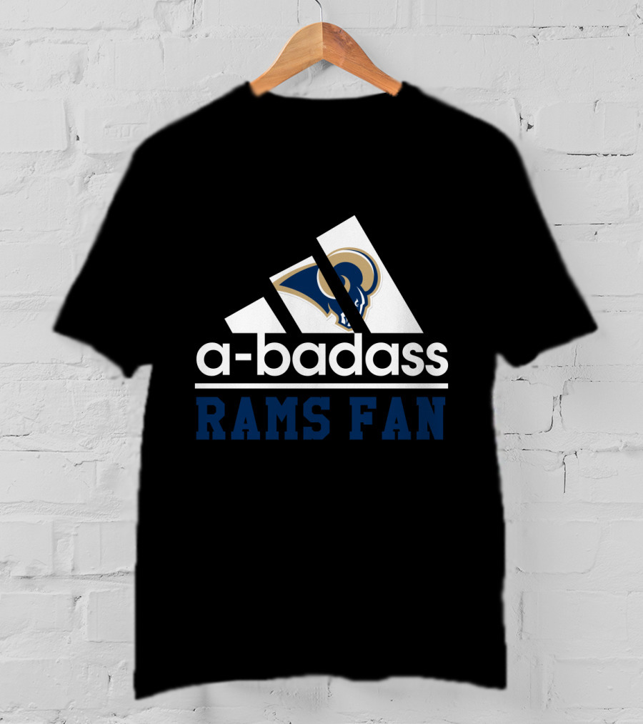 A-Badass Rams Fan Los Angeles Rams Cool For Fans T-Shirt