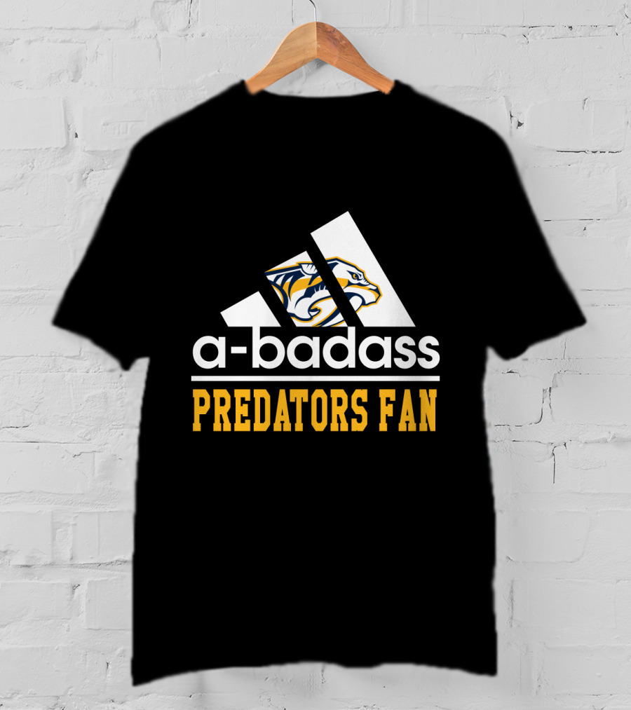 A-Badass Predators Fan Nashville Predators T-Shirt
