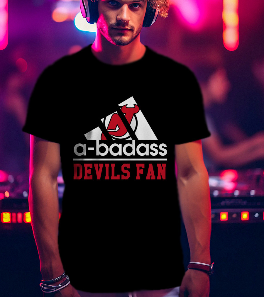 A-Badass Devils Fan New Jersey Devils T-Shirt