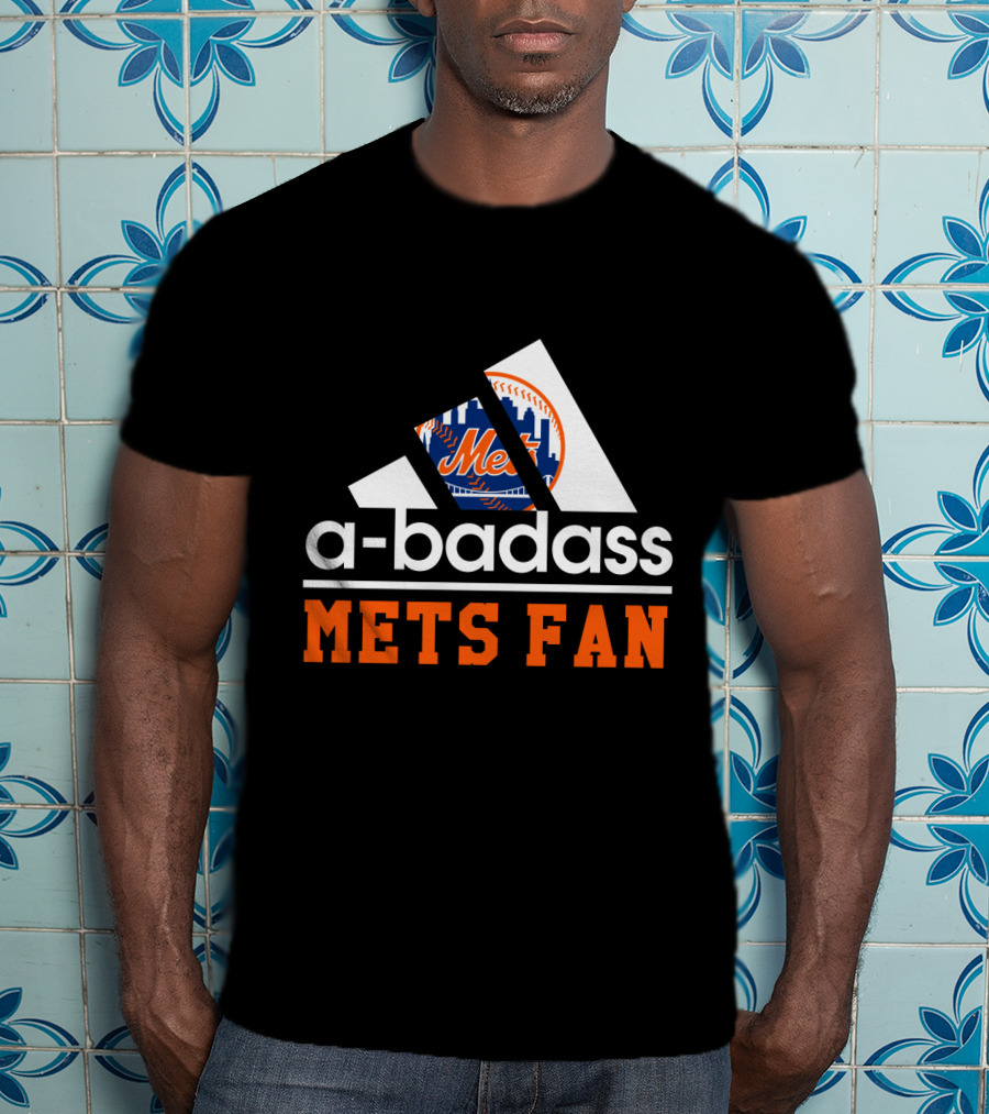 A-Badass Mets Fan New York Mets T-Shirt