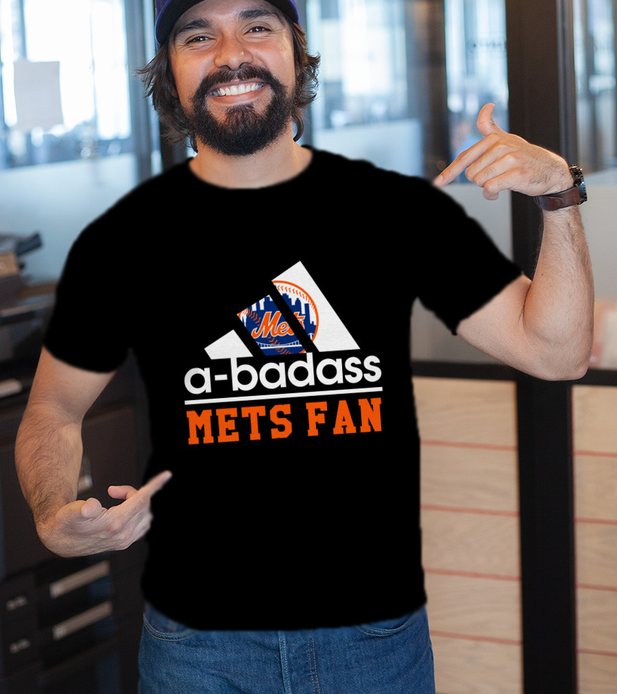 A-Badass Mets Fan New York Mets T-Shirt