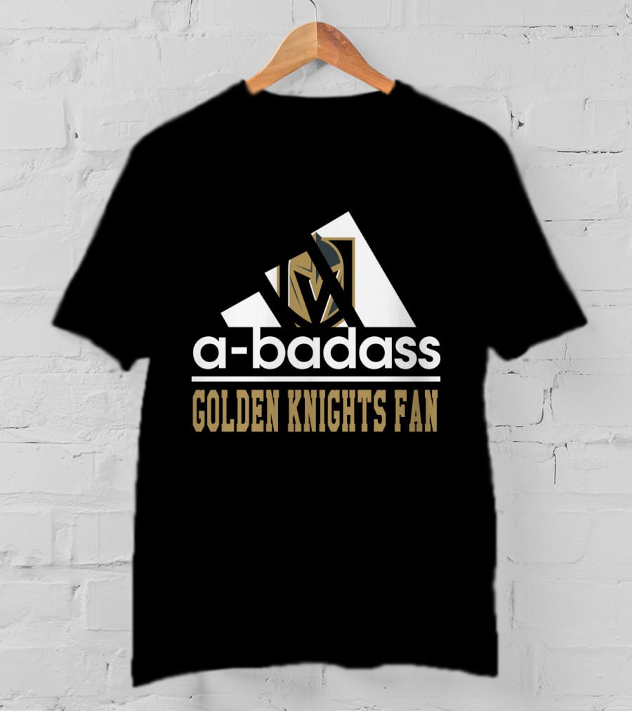 A-Badass Golden Knights Fan T-Shirt
