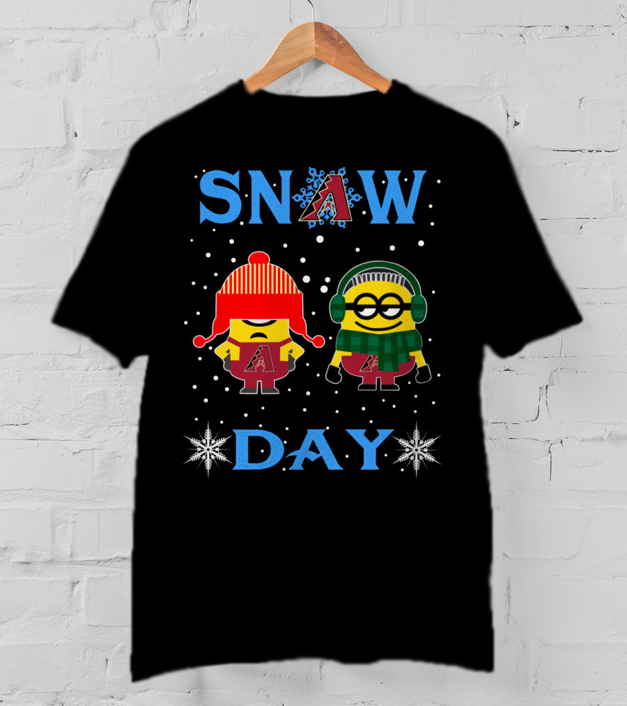 Snow Day Arizona Diamondbacks Minions T-Shirt