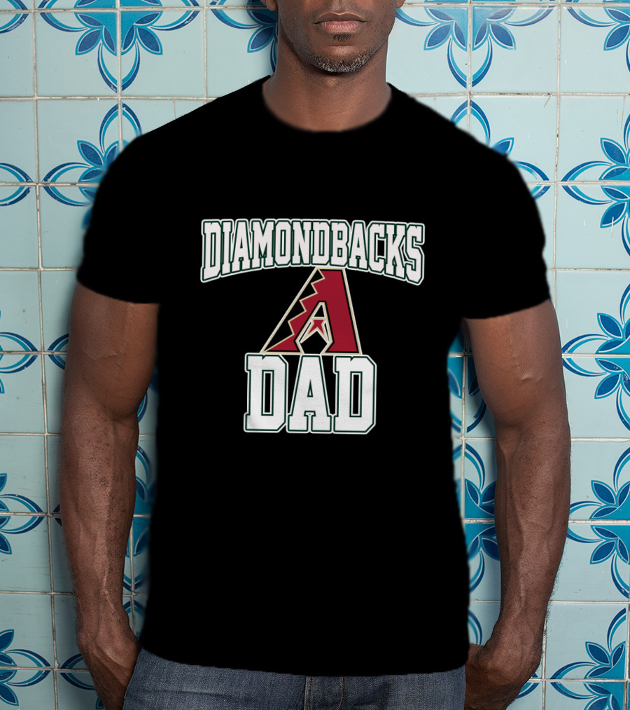 Arizona Diamondbacks Dad Fan Pride With Bold Team T-Shirt