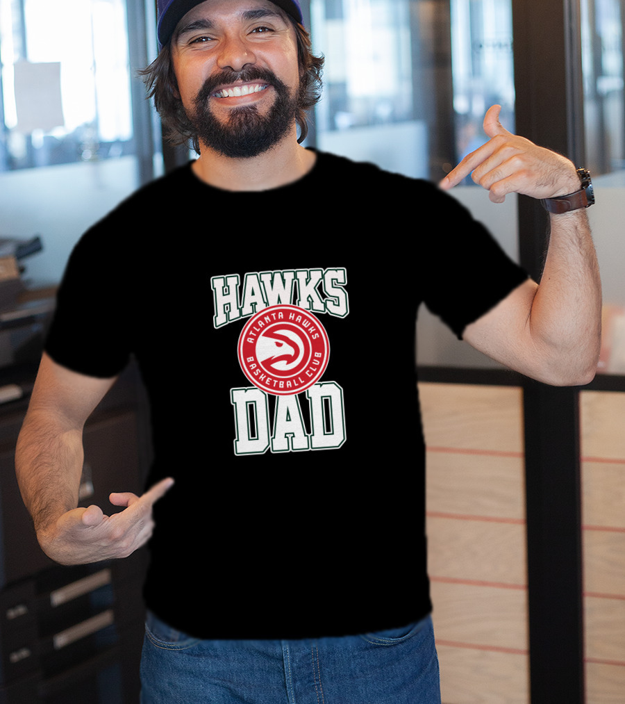 Atlanta Hawks Basketball Club Hawks Dad T-Shirt