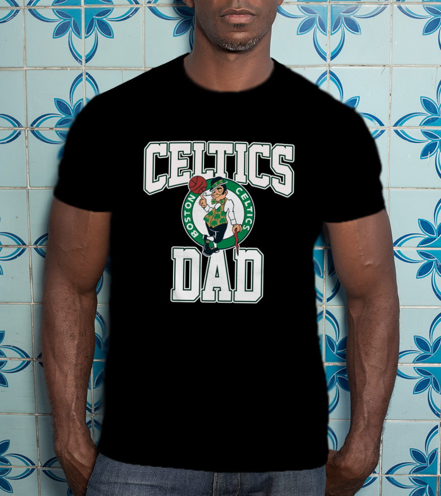 Boston Celtics Dad Father's Day Celebration Celtics T-Shirt