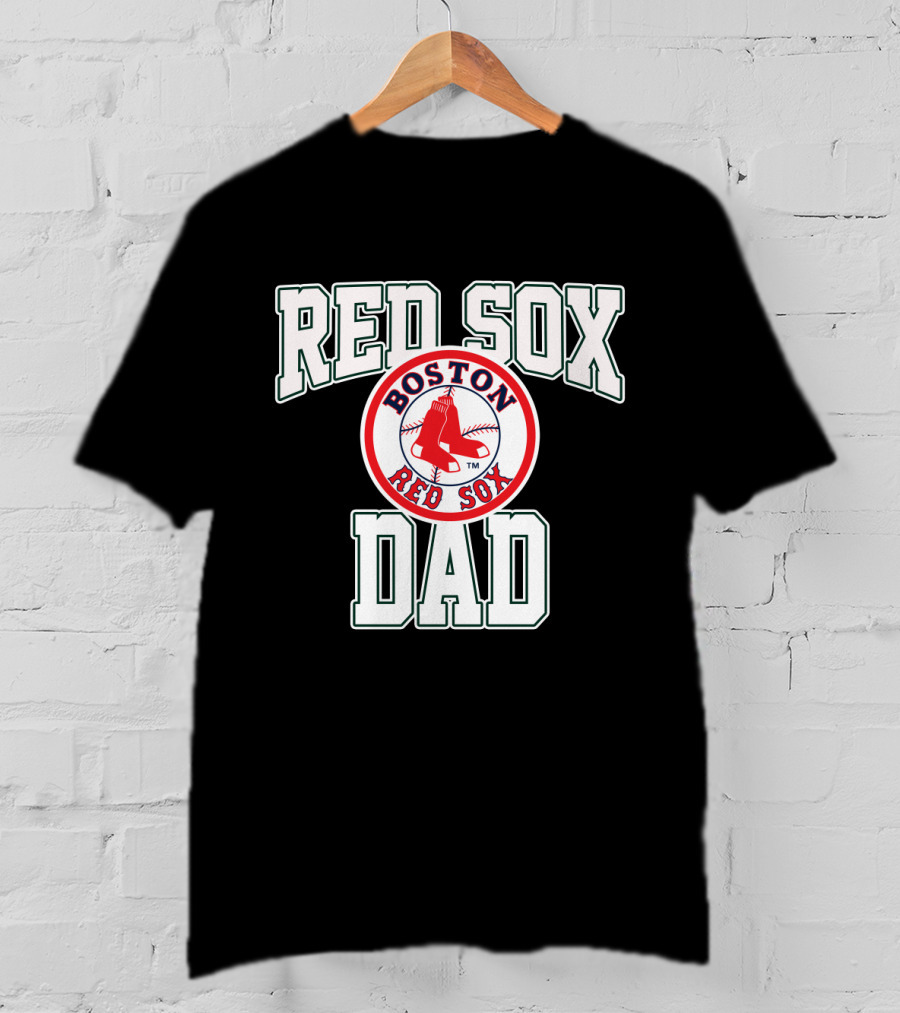 Boston Red Sox Dad Baseball Fan T-Shirt