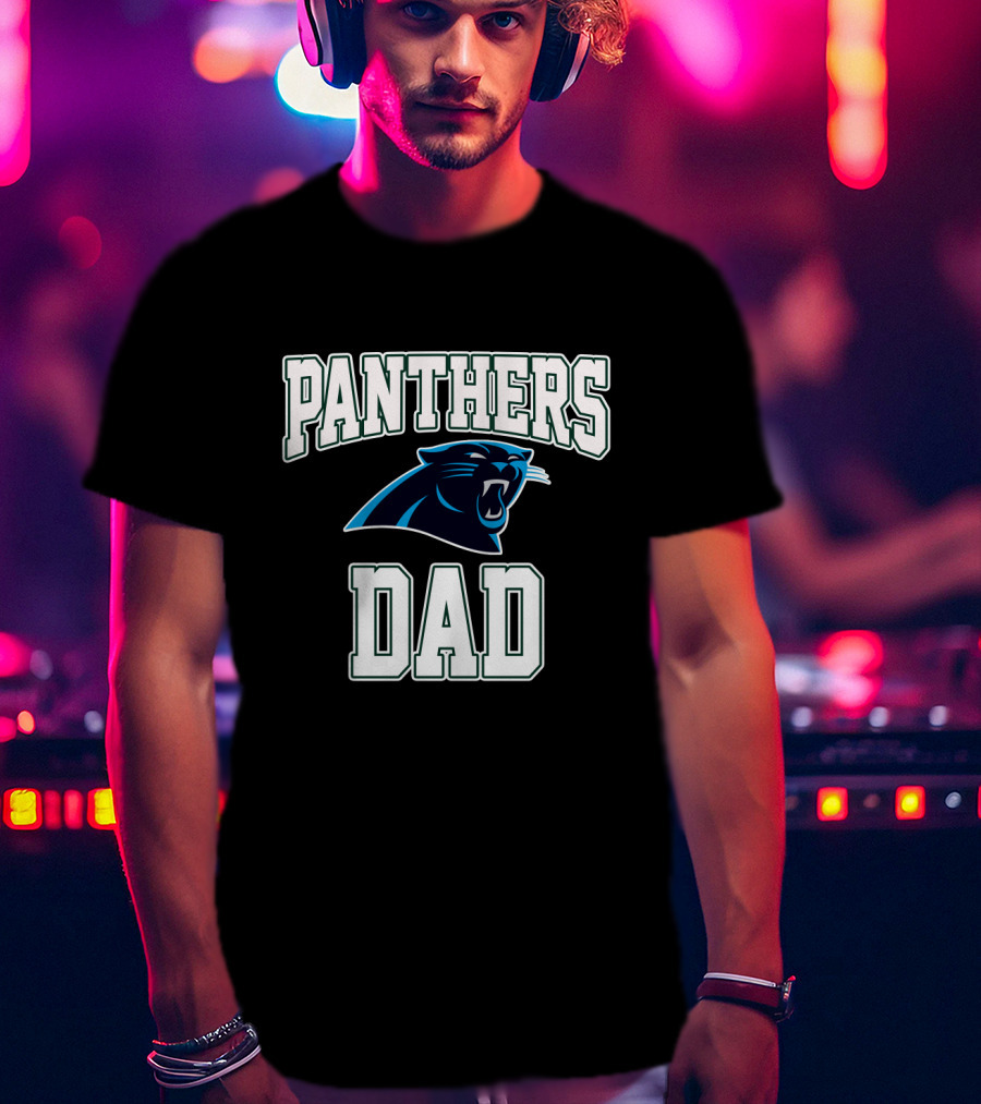 Carolina Panthers Dad Father's Day T-Shirt