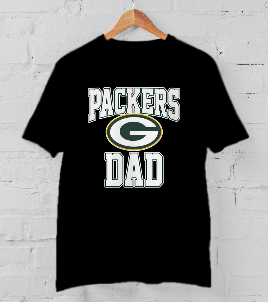 Packers Dad Green Bay Father's Day T-Shirt