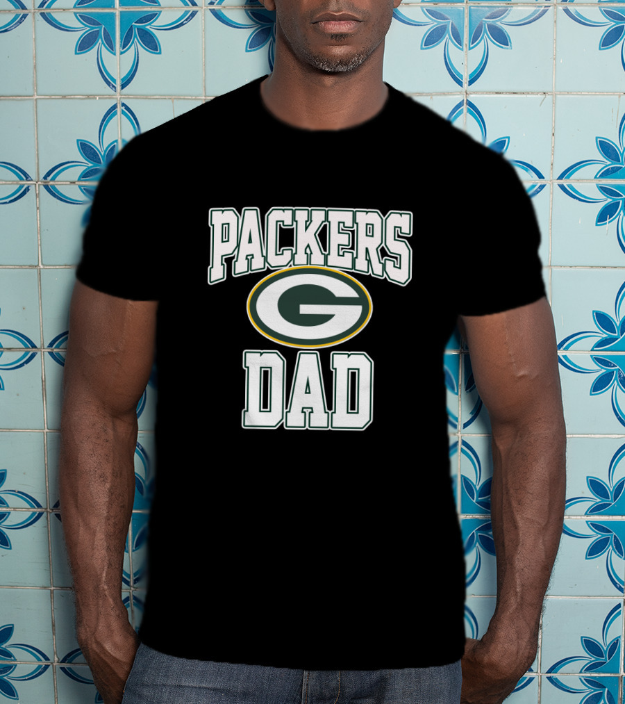 Packers Dad Green Bay Father's Day T-Shirt