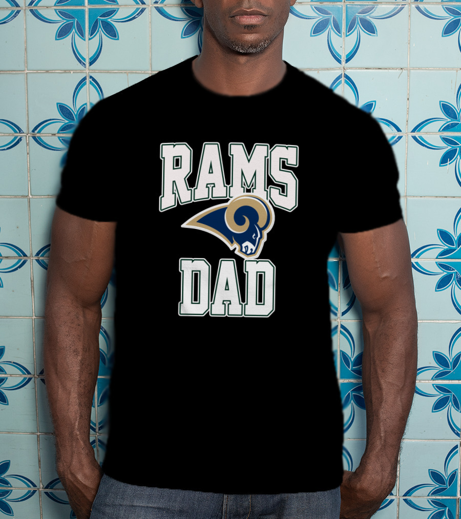 Los Angeles Rams Dad Father's Day Fan Gear T-Shirt
