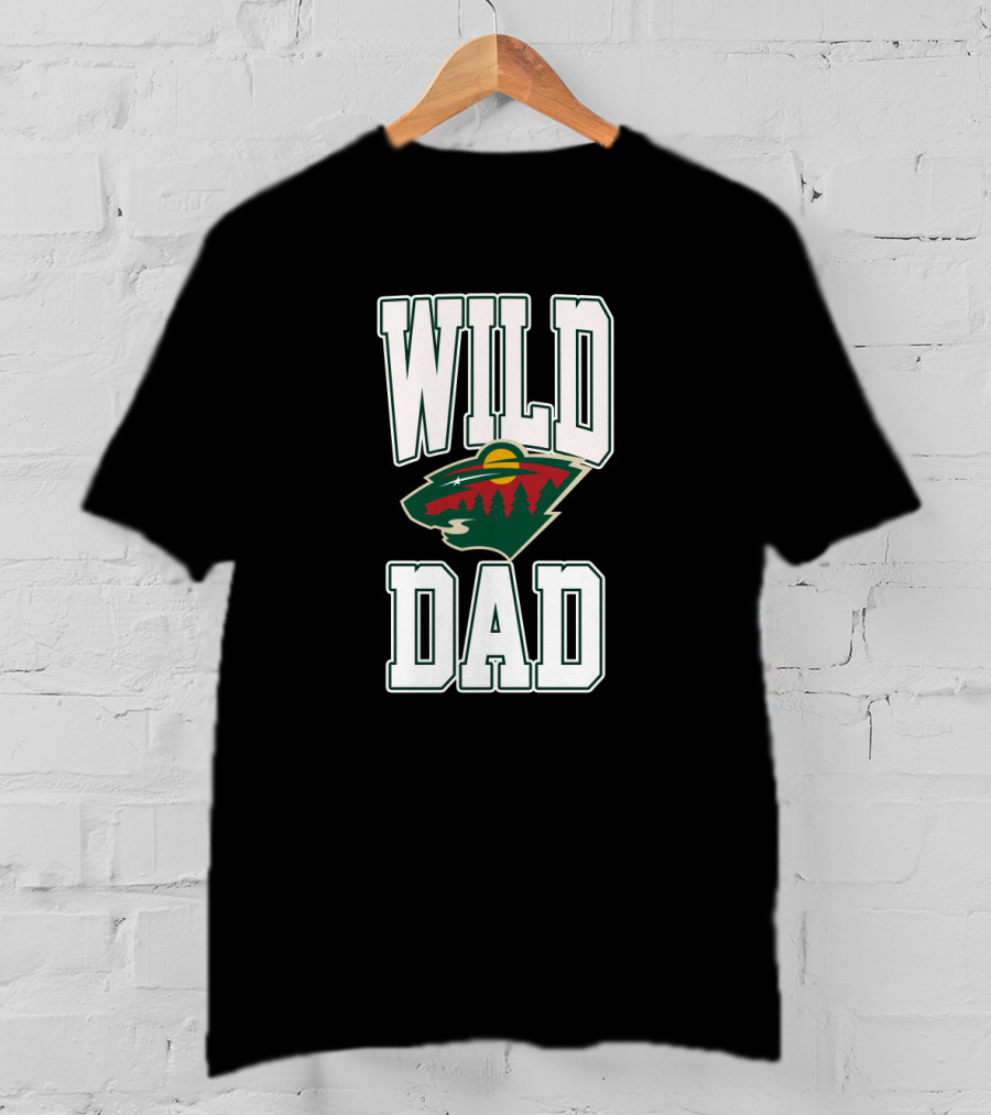 Minnesota Wild Dad Hockey Fan Gift T-Shirt