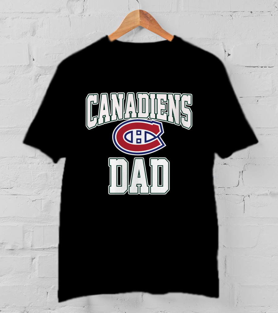 Canadiens Dad Montreal Hockey Team T-Shirt