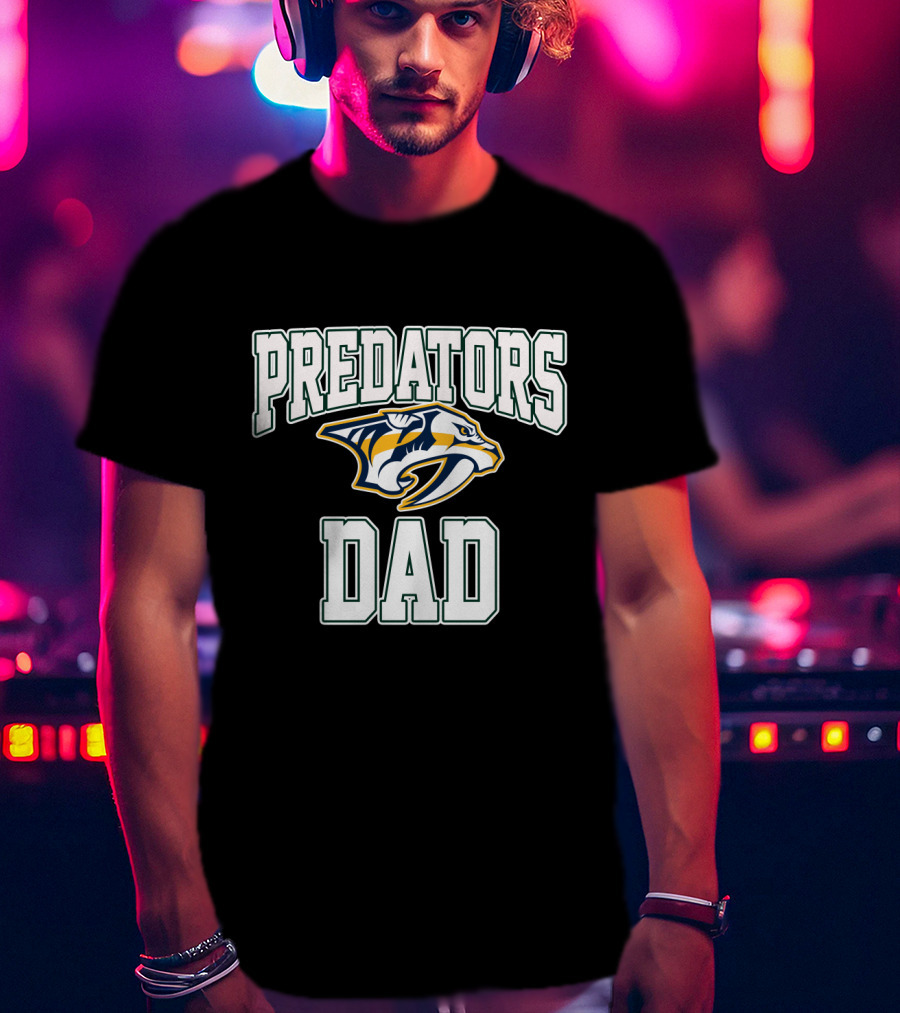 Nashville Predators Dad Bold Team T-Shirt