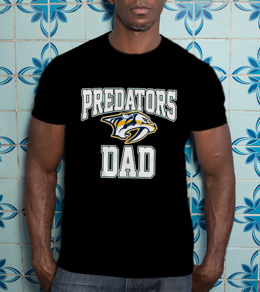 Nashville Predators Dad Bold Team T-Shirt