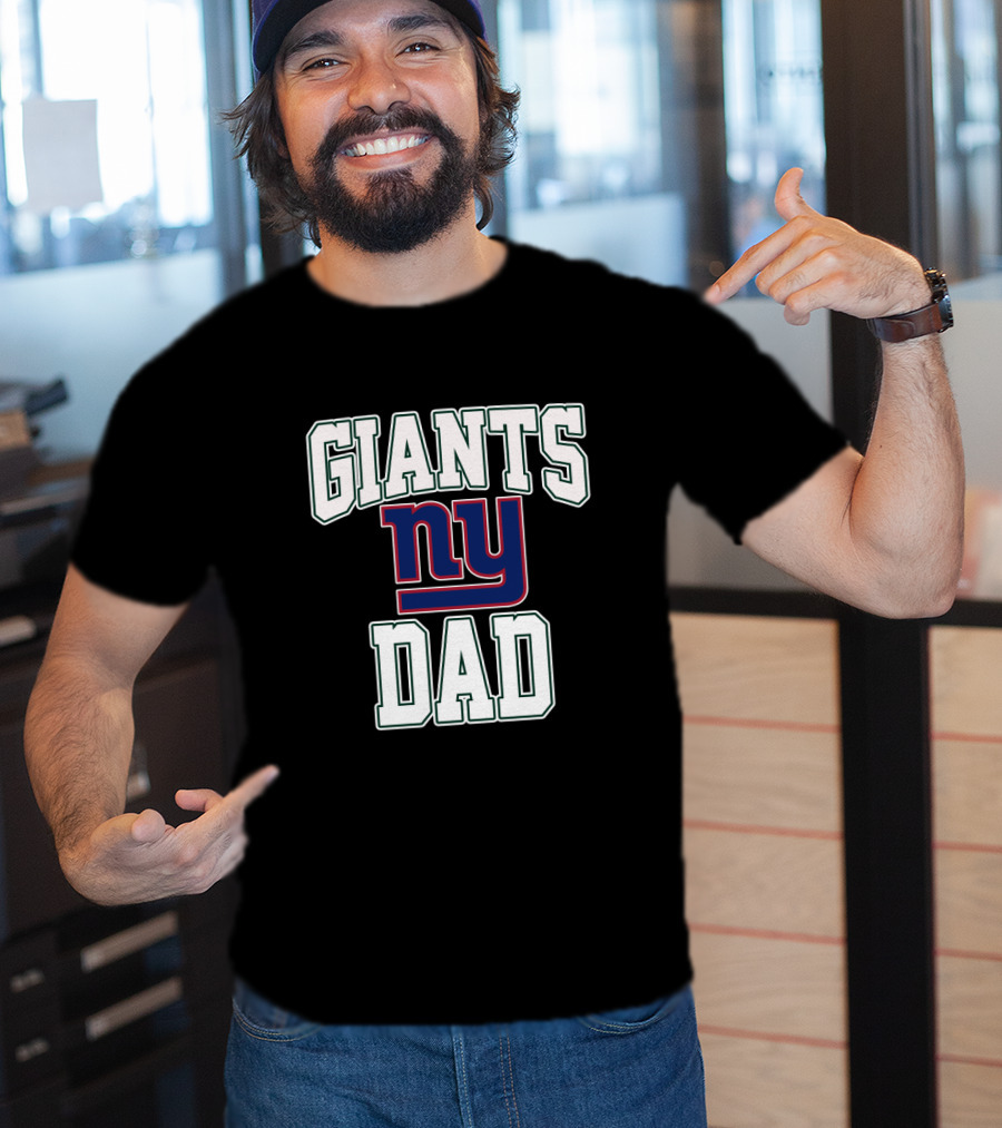 New York Giants Dad Father's Day Gift For Fans T-Shirt