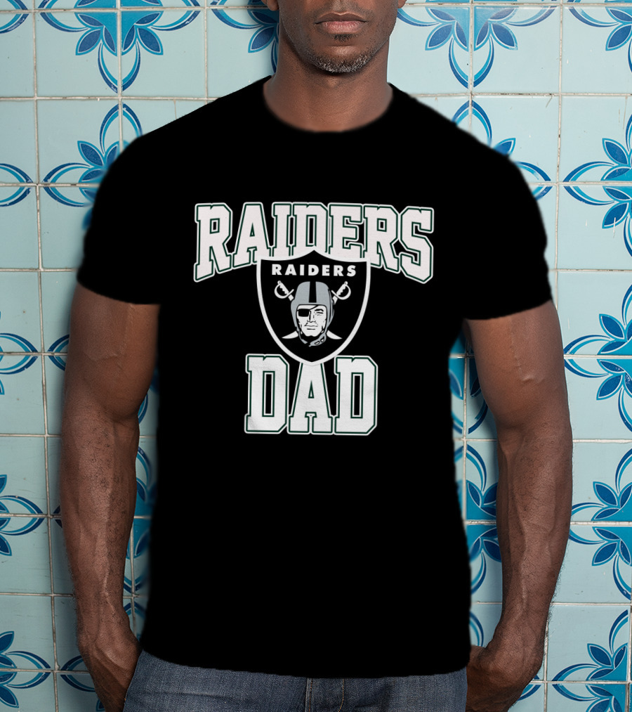 Raiders Dad Father's Day Oakland Football Fan T-Shirt