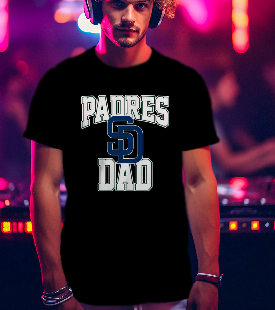 Padres Dad San Diego Baseball Fan Gear T-Shirt